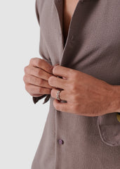 dessert taupe texture shirt