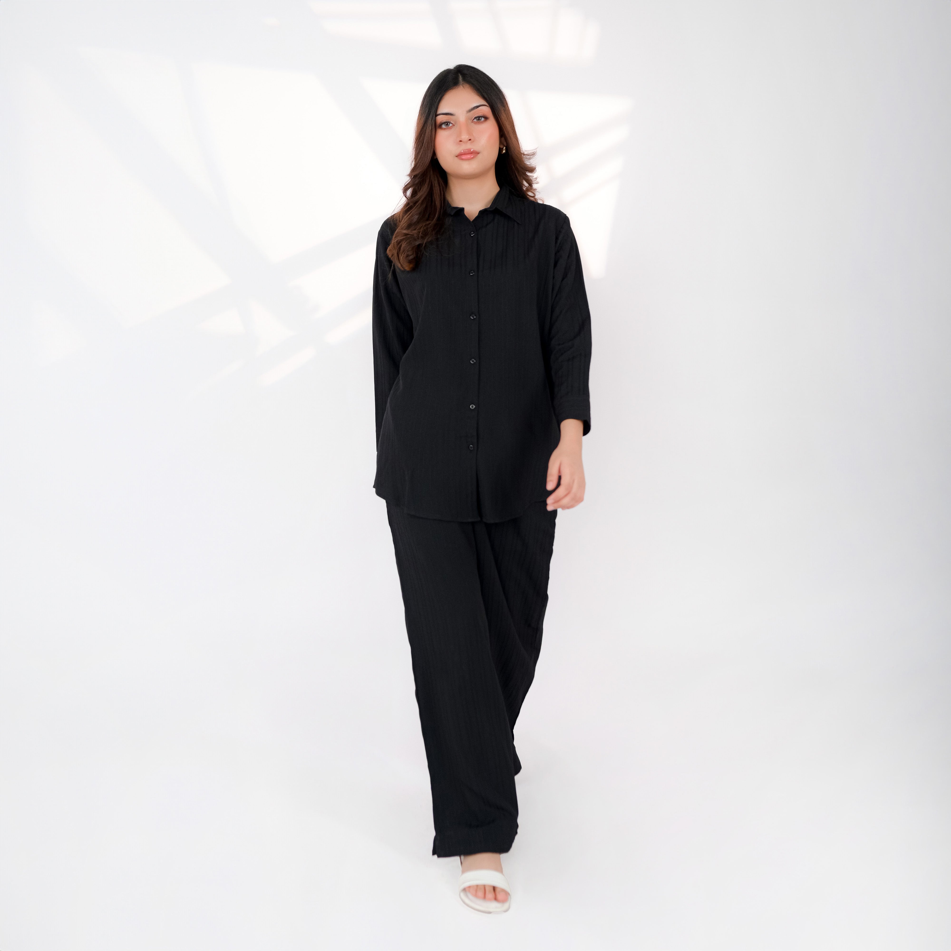 Deep Black Co-ord Set