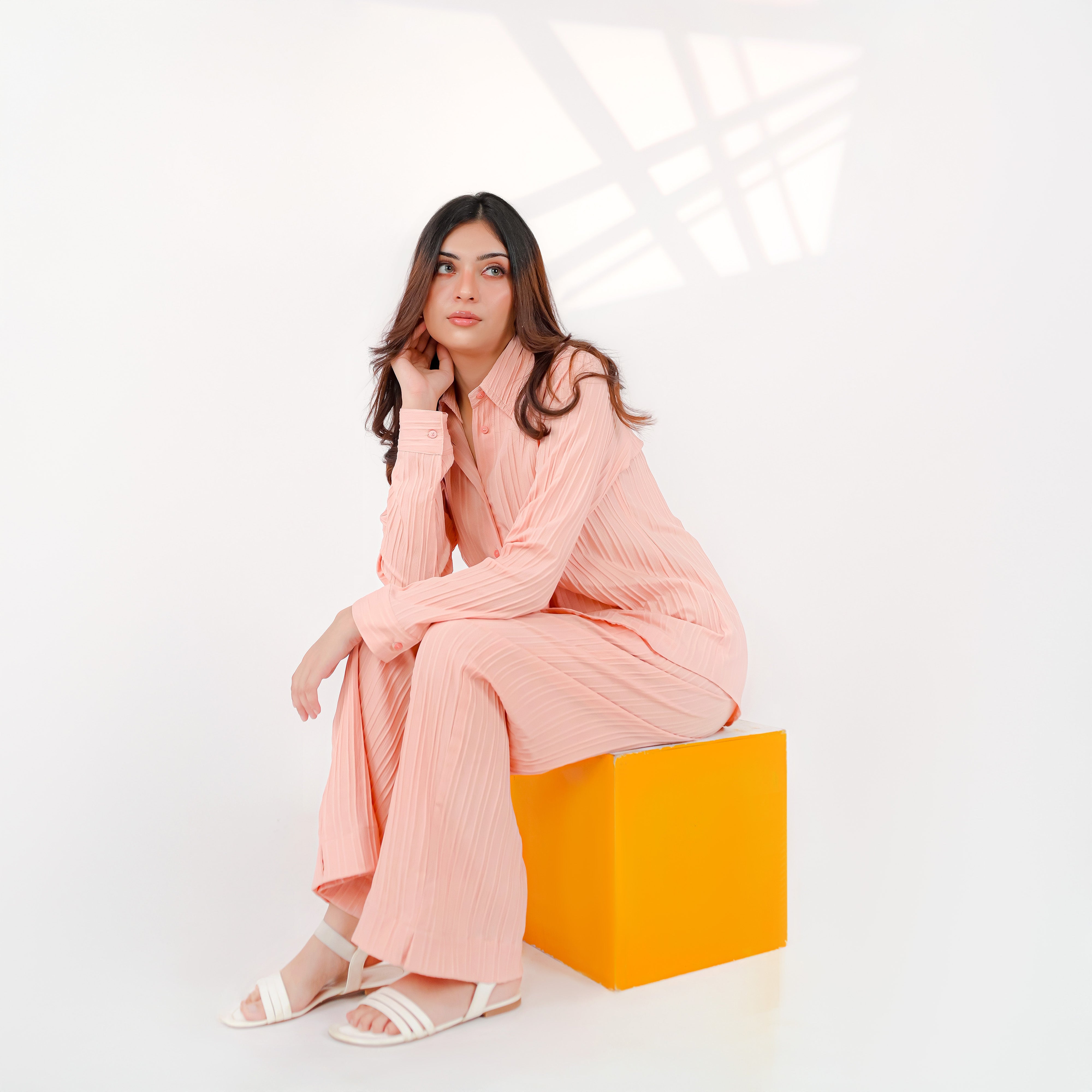 Peach Blush Co-ord Set