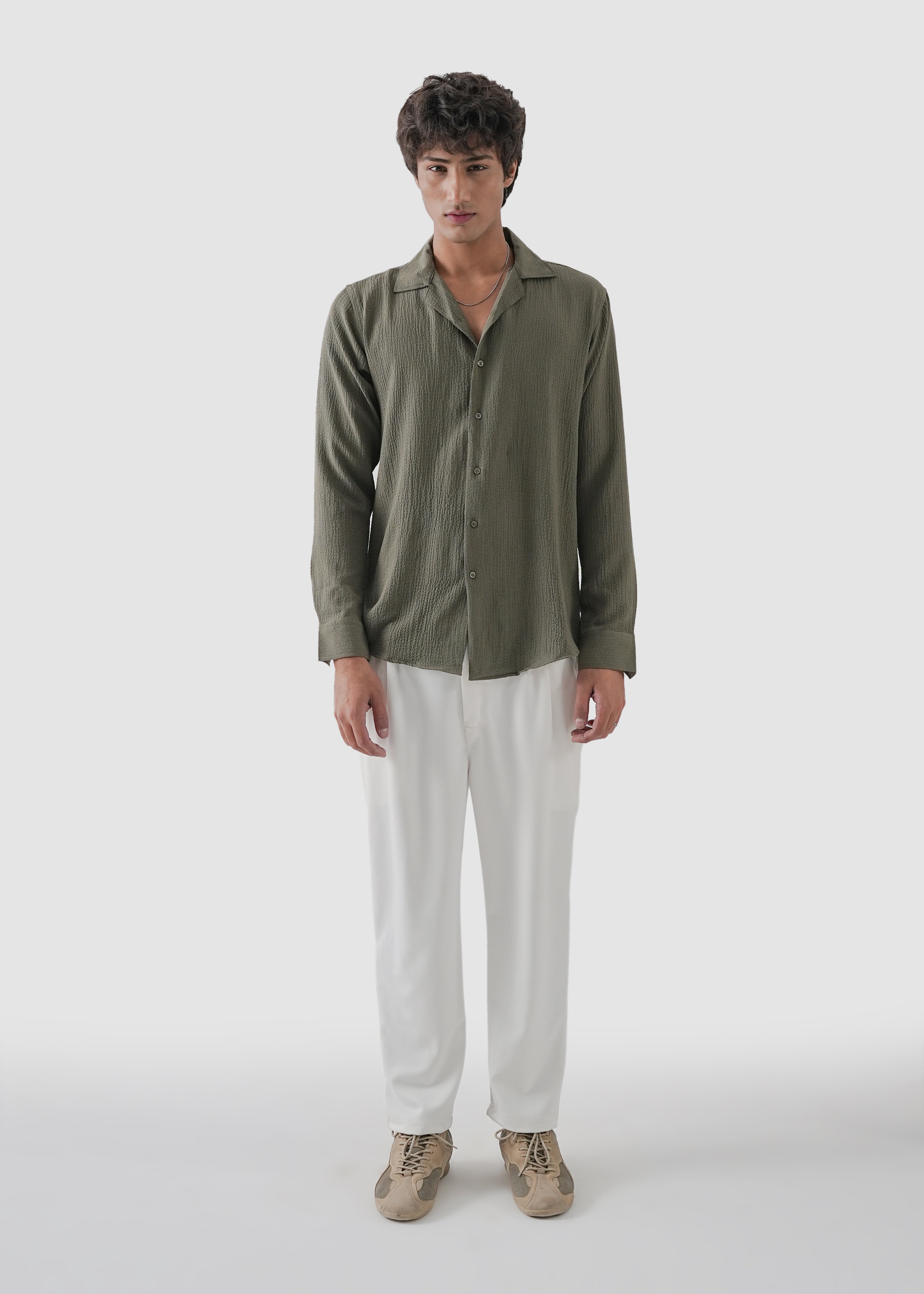 chive texture shirt