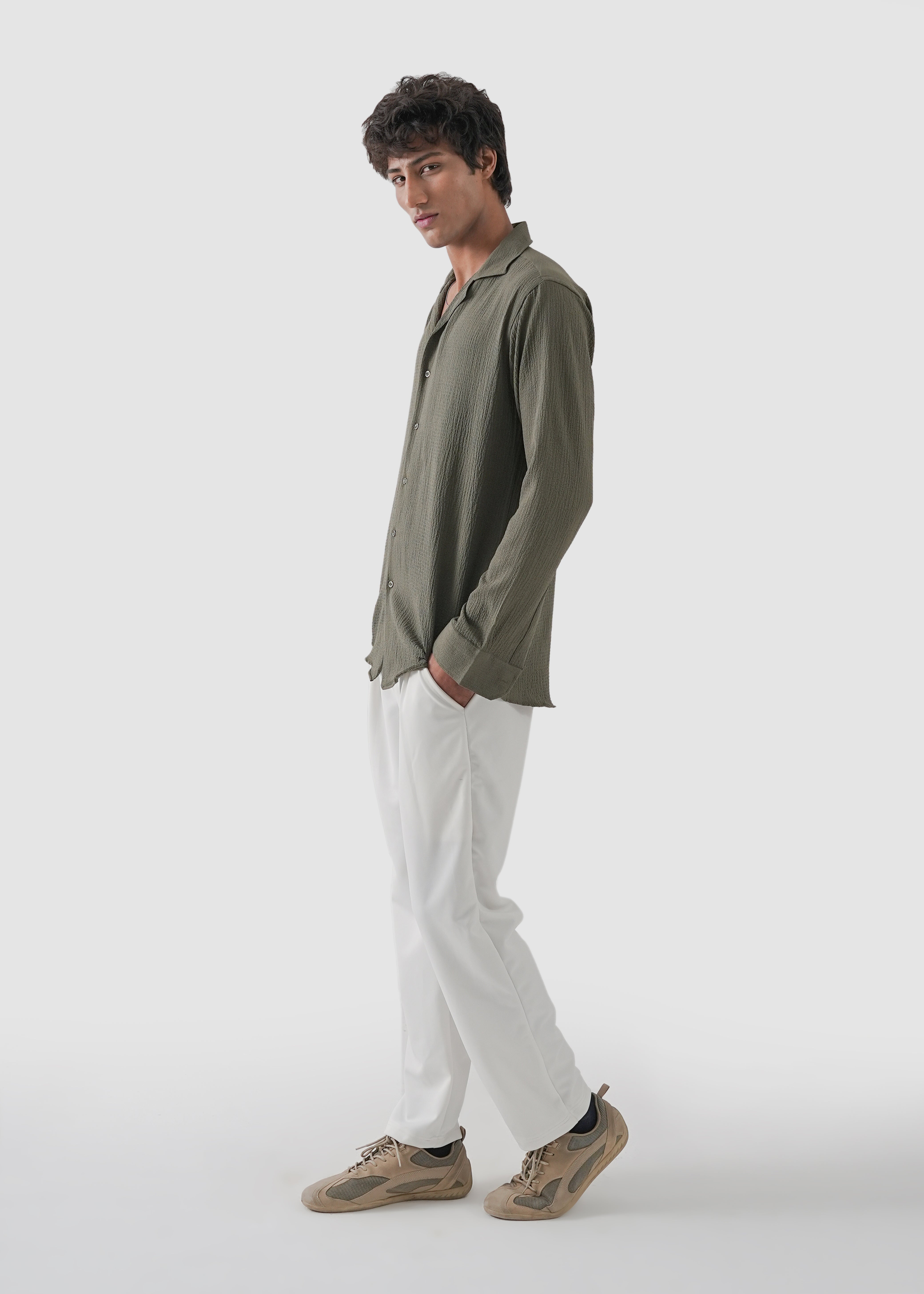 chive texture shirt