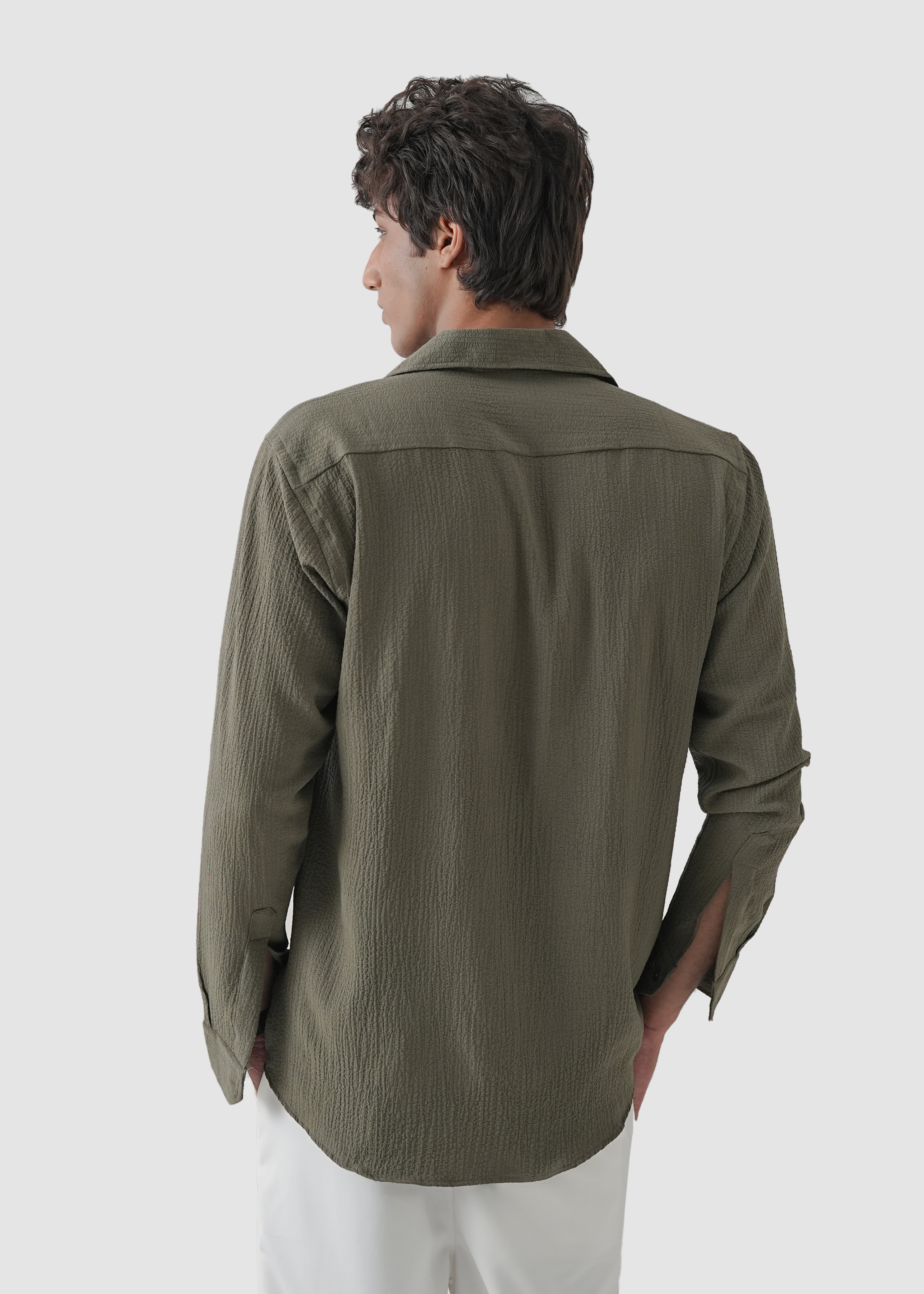 chive texture shirt