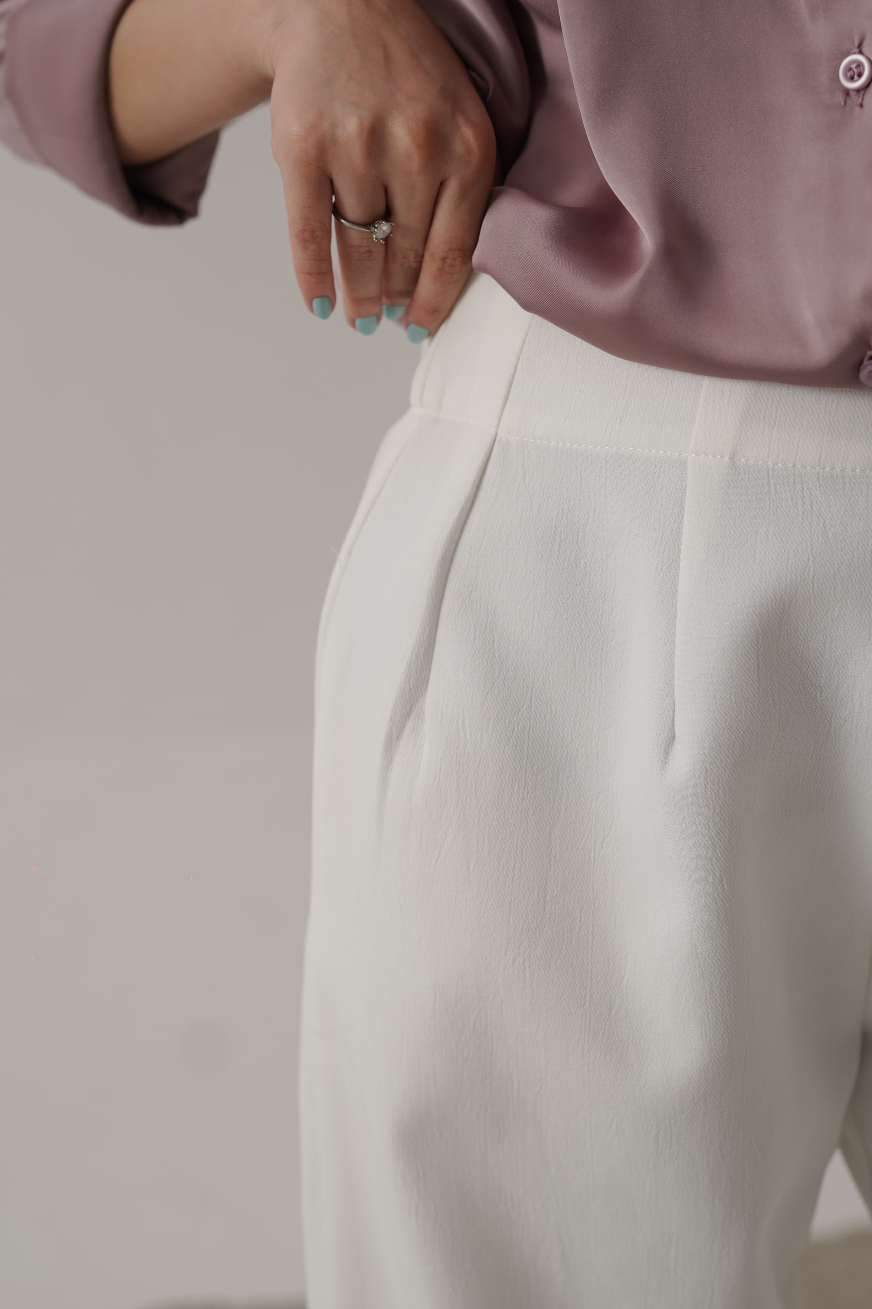 Imperial White Trouser