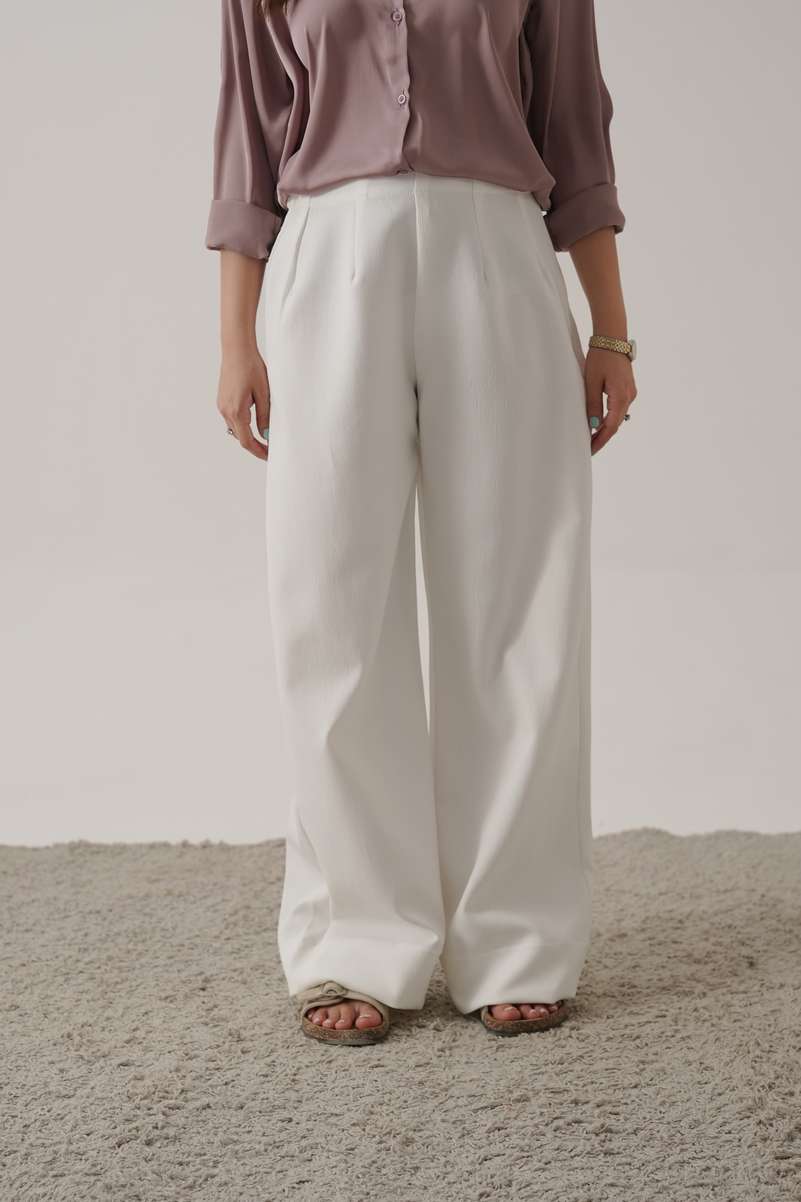 Imperial White Trouser