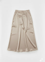 summer sand textured silk skirt